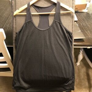 Xersion racerback dark gray tank work out top
